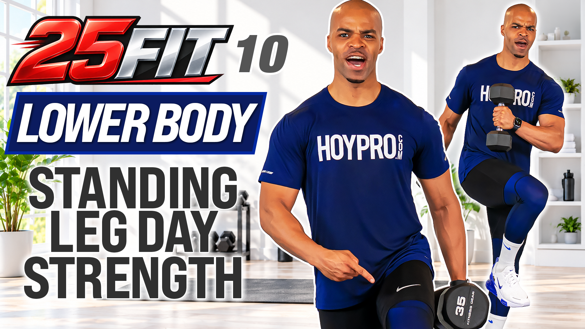 25 Minute Standing Lower Body Double Pump Strength - 25FIT #010