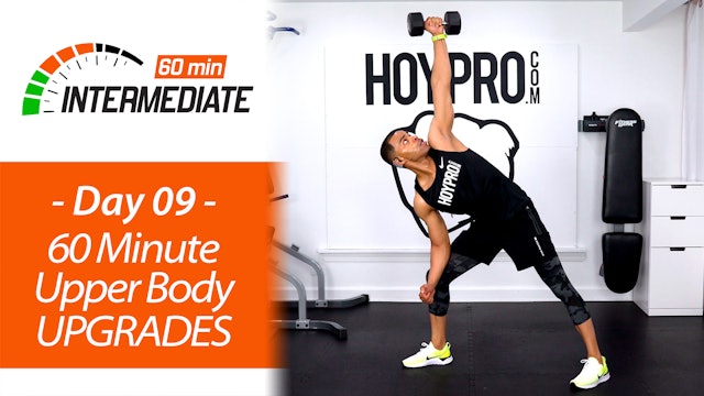 60 Minute Intermediate Upper Body UPGRADES Workout - Intermediate 60 #09