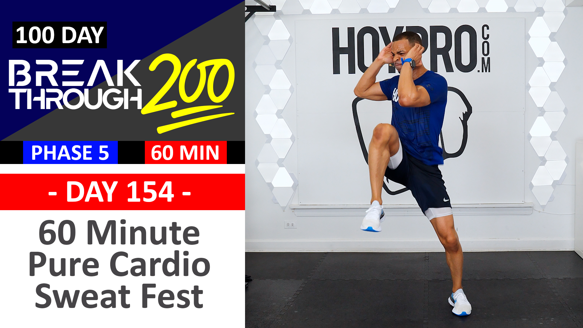 #154 - 60 Minute Pure Cardio Sweat Fest + Abs (Classic) - Breakthrough200