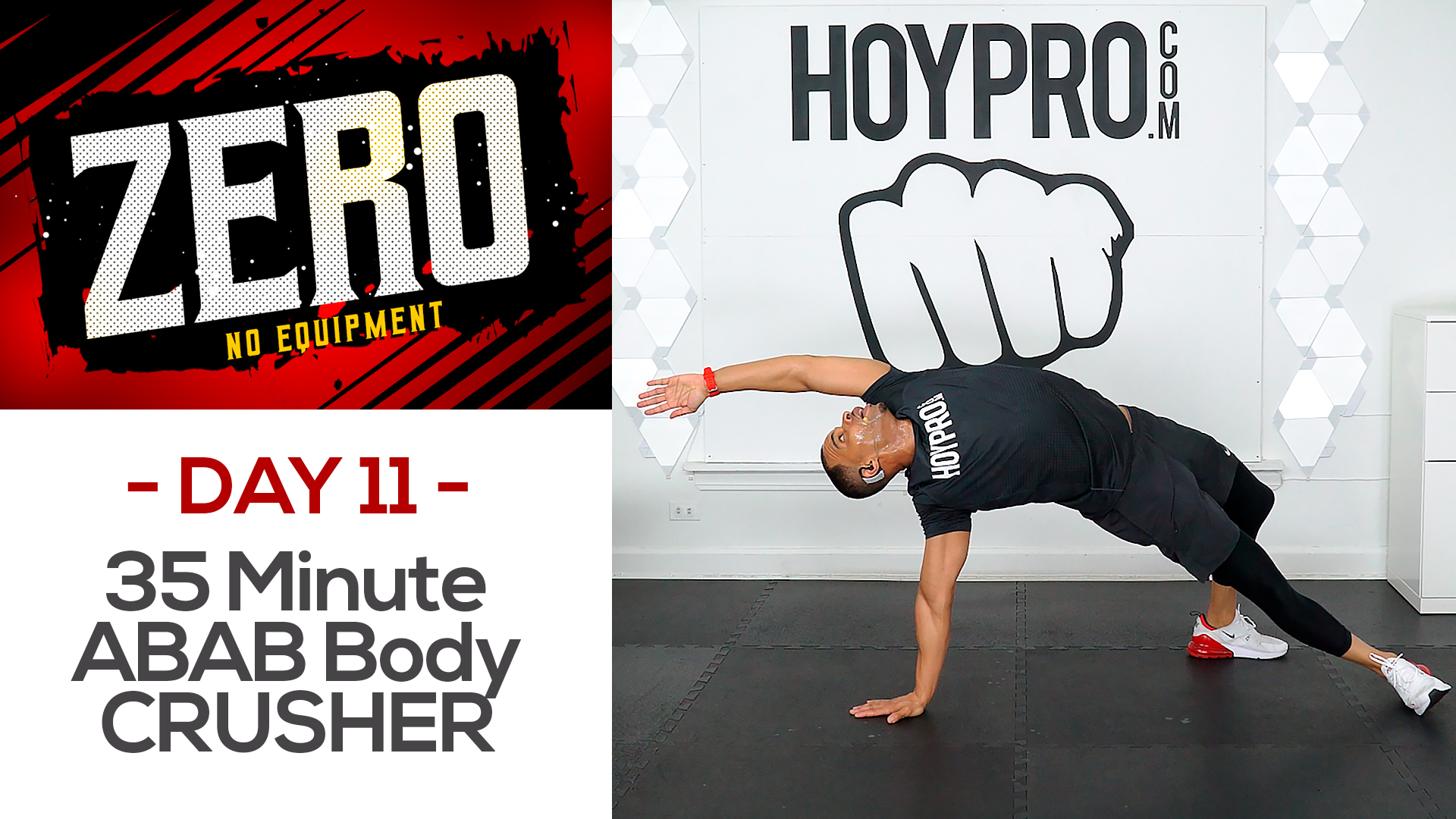 35 Minute ABAB Bodyweight CRUSHER Workout - ZERO #11