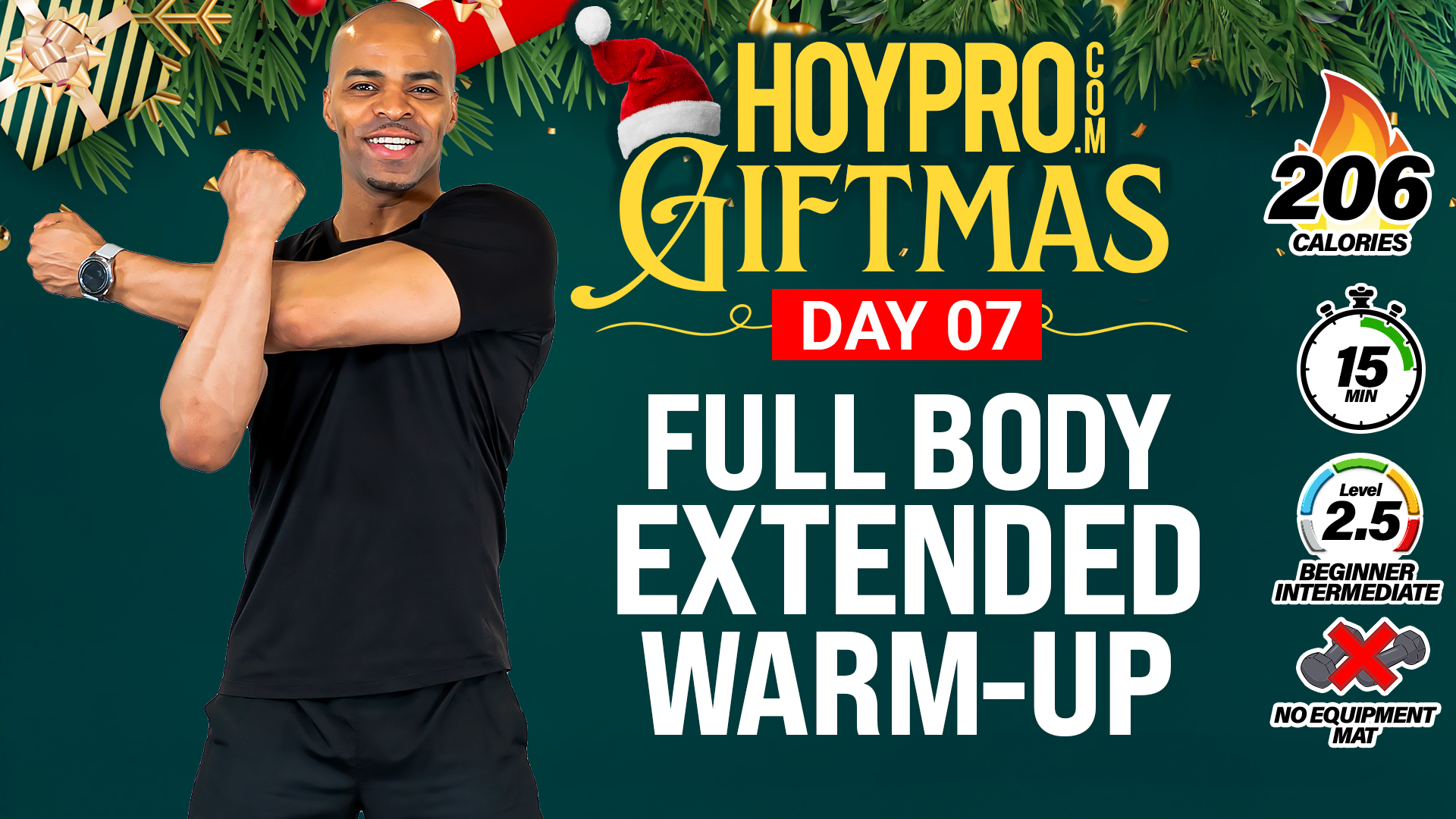 15 Minute Extended Full Body Warm Up - GIFTMAS Day 07