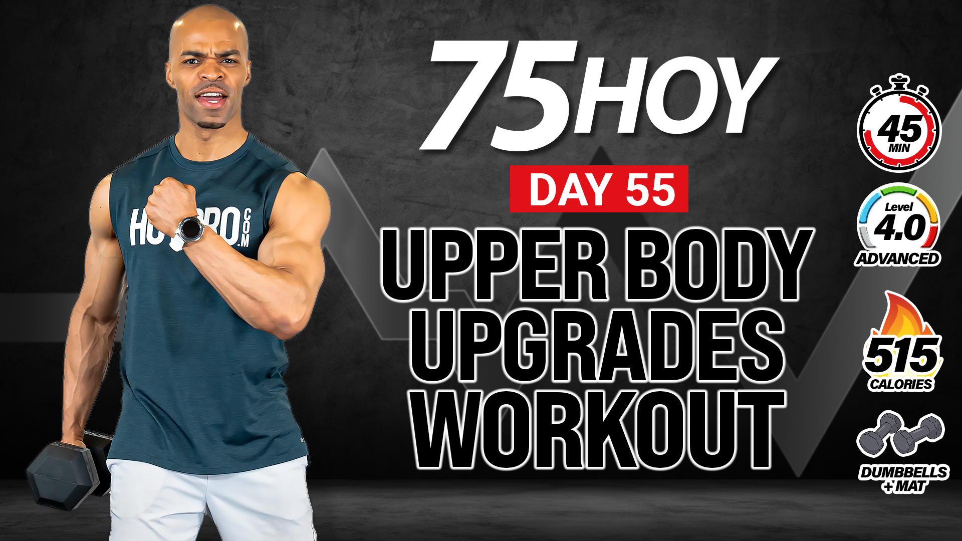 45 Minute Upper Body ABAB Strength Upgrades - 75 HOY #55
