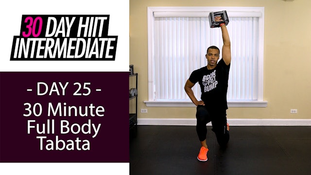 30 Minute Full Body Tabata Hybrid Workout - Intermediate #25