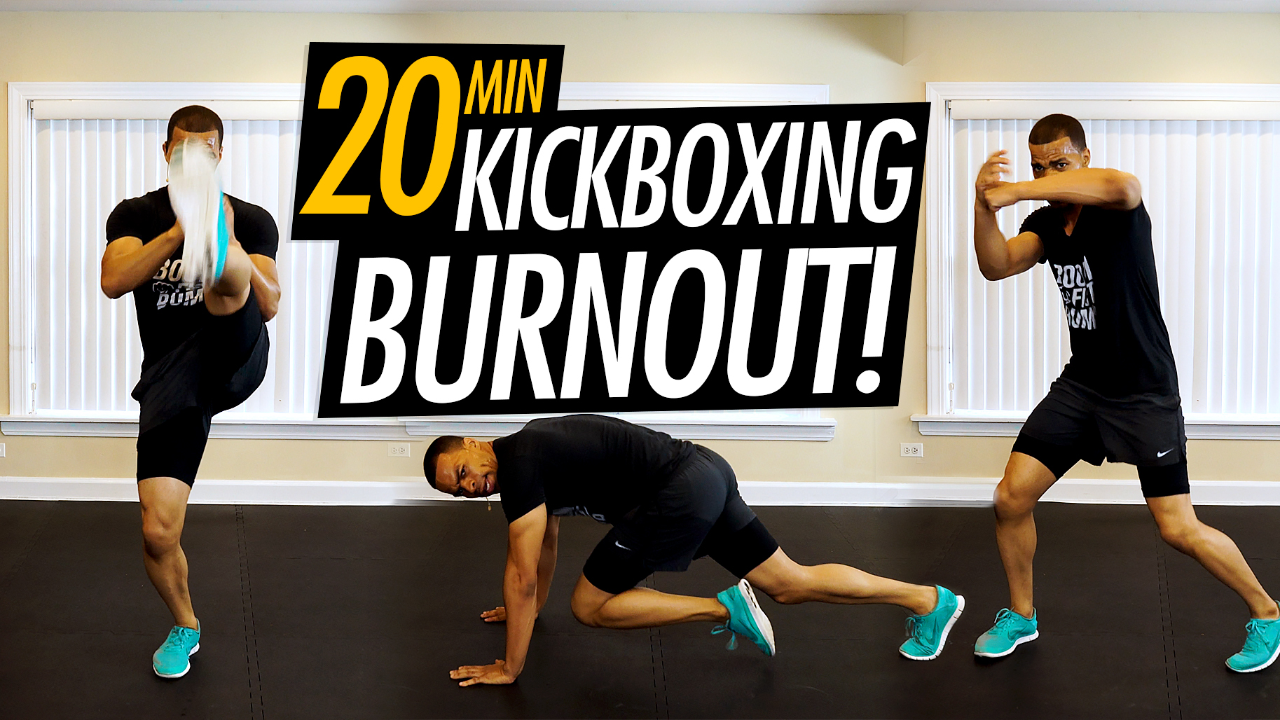 20 Minute Quick Full Body Kickboxing Burnout