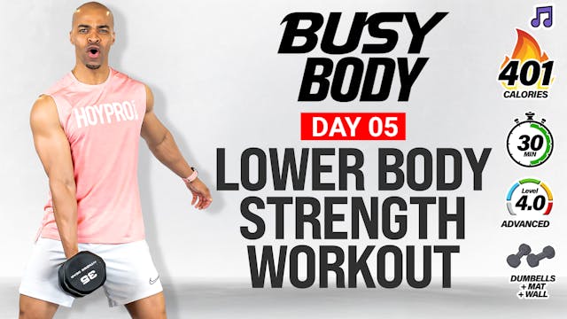30 Minute Lower Body Hams, Quads & Gl...
