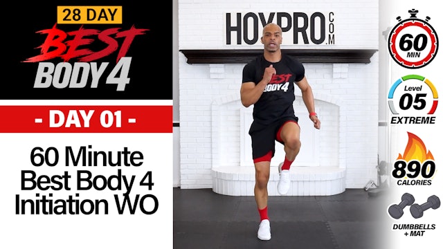 60 Minute Best Body 4 Full Body Initiation Workout - Best Body 4 #01