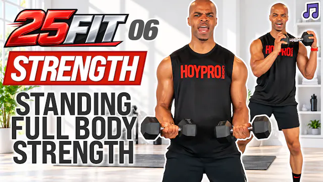 25 Minute Standing Full Body Strength Scan - 25FIT #006