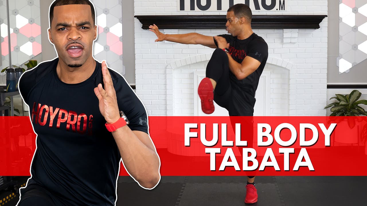 20 Minute Full Body Fat Burning TABATA HIIT Workout - Millionaire Hoy Pro