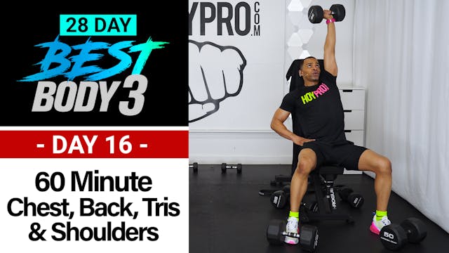 60 Minute Chest, Shoulders, Back & Tr...
