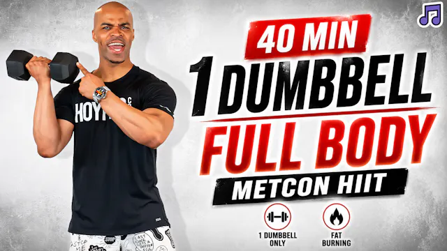 40 Minute One Dumbbell Full Body METC...