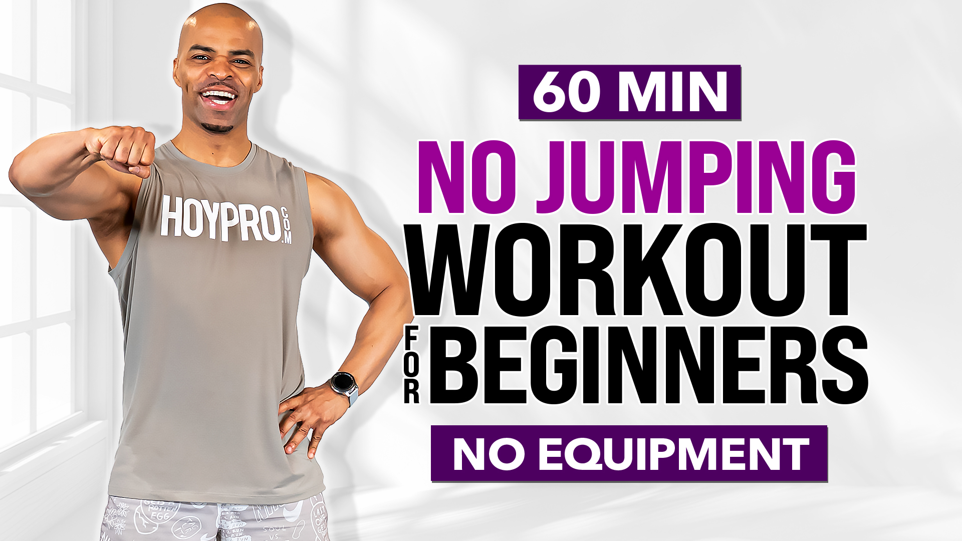 60 Minute Full Body Beginner Bodyweight Workout (No Jumping)
