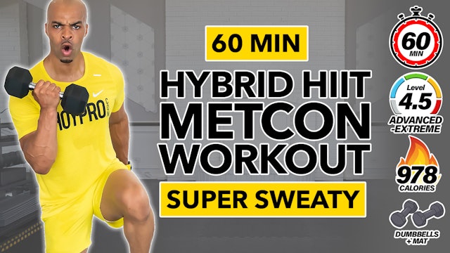 60 Minute Full Body Metabolic Conditioning Workout 