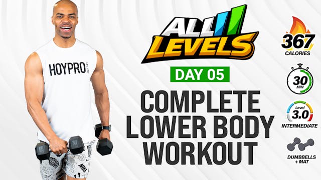 30 Minute Intermediate Lower Body Wor...