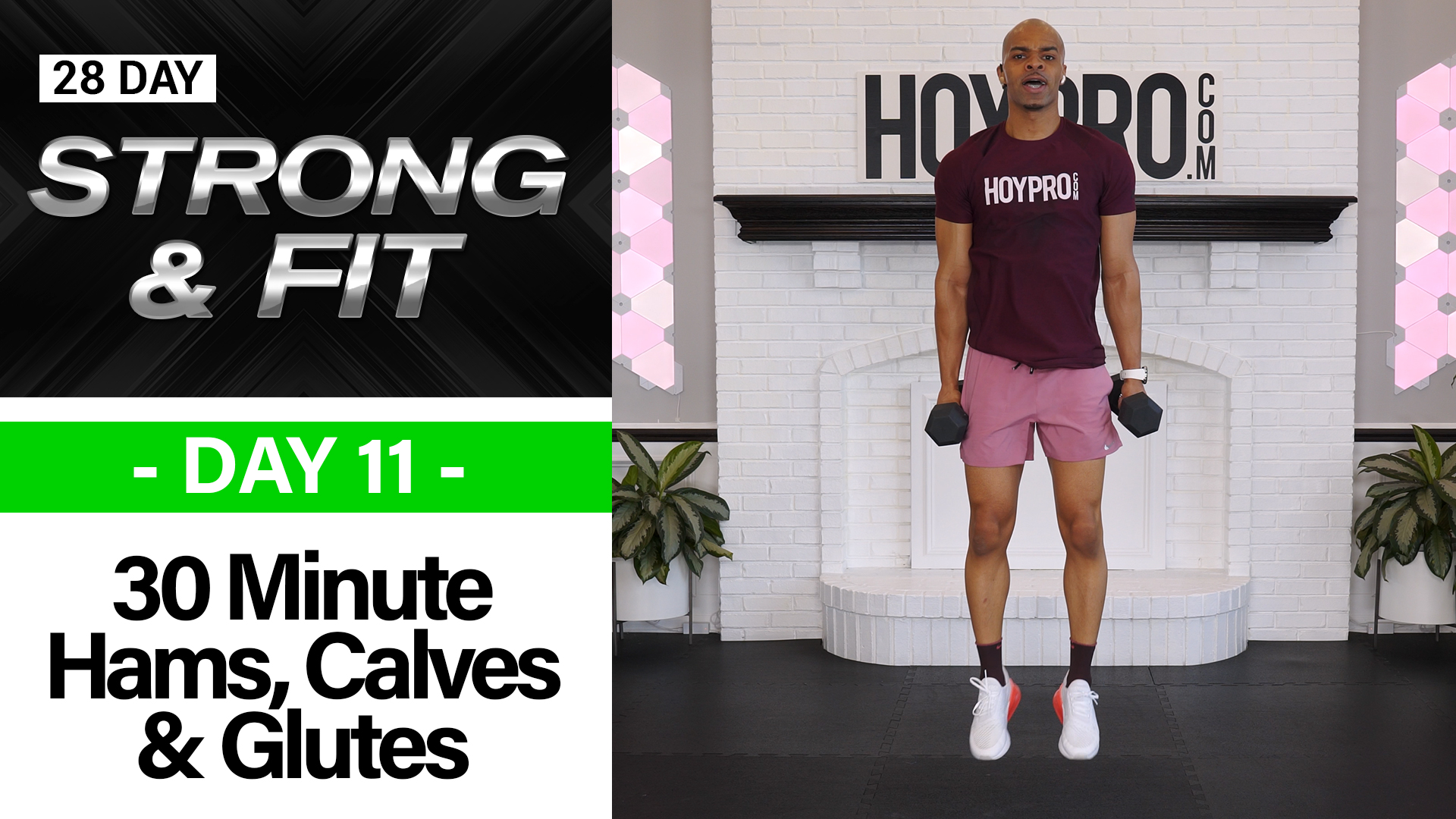 30 Minute Hams, Calves & Glutes Lower Body Workout - STRONGAF #11
