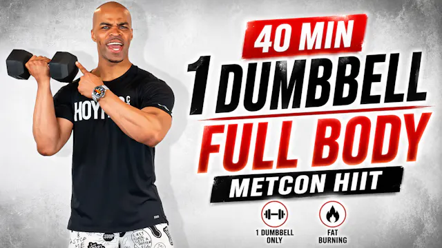 40 Minute One Dumbbell Full Body METC...