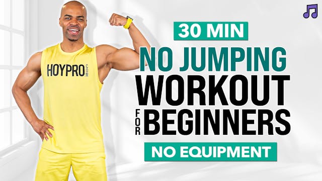 30 Minute Beginner No Jumping Workout...