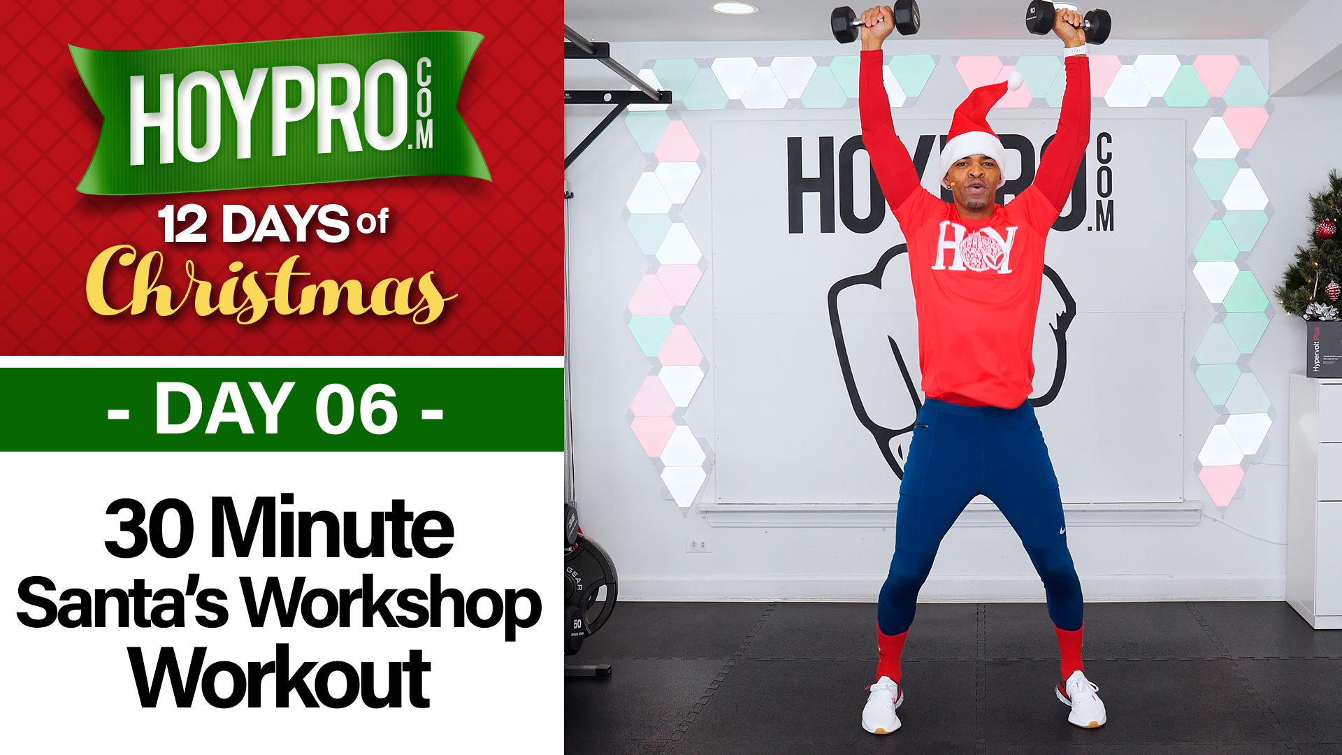 30 Minute Santa's Workshop HIIT & Strength Workout - 12 Days of Christmas #06