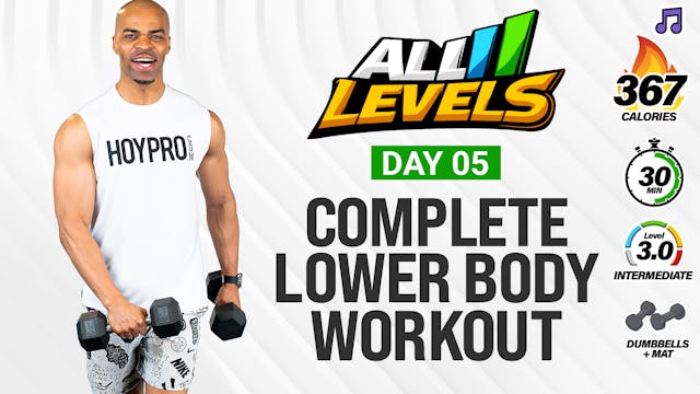 30 Minute Intermediate Lower Body Wor...