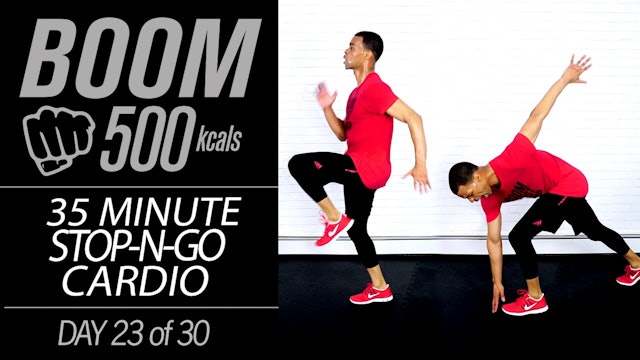 35 Minute Stop-N-Go Pure Cardio HIIT Home Workout for Runners