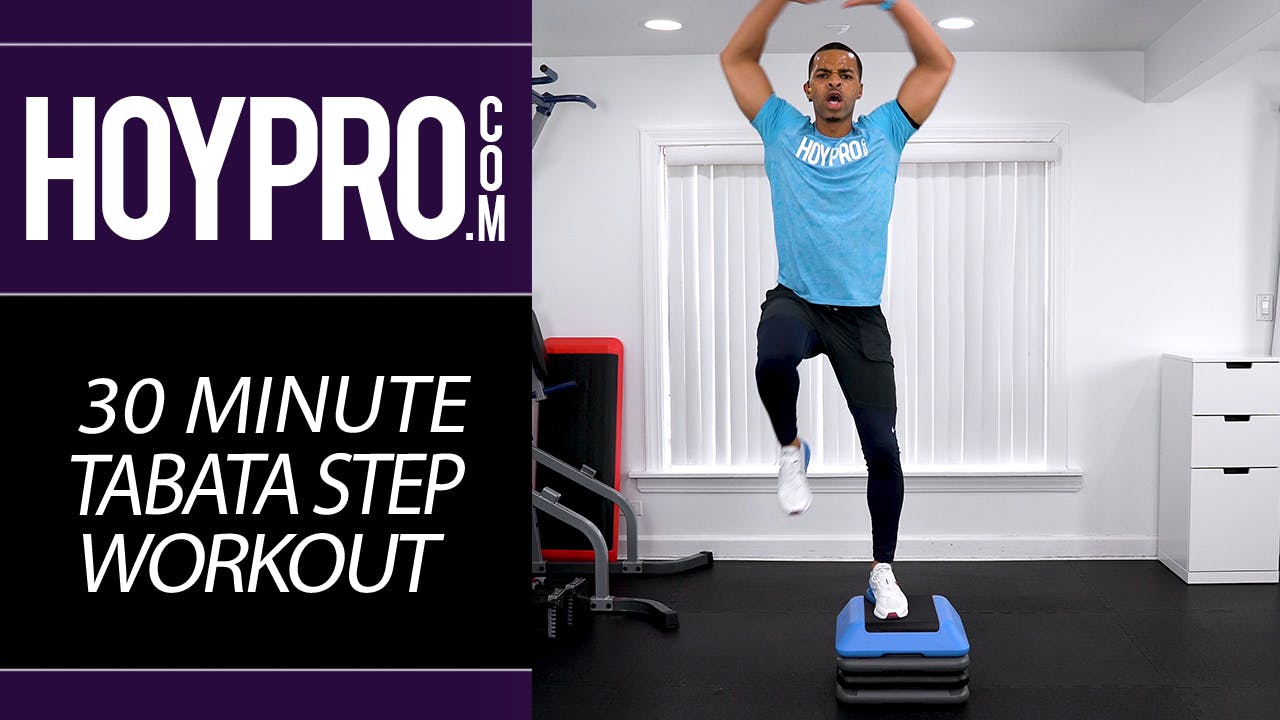 30 Minute Step &amp; Tone Tabata Aerobic Step Workout 30