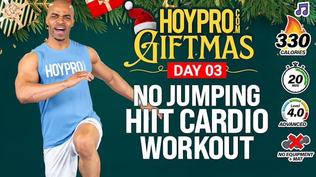 20 Minute No Jumping HIIT Cardio (No ...