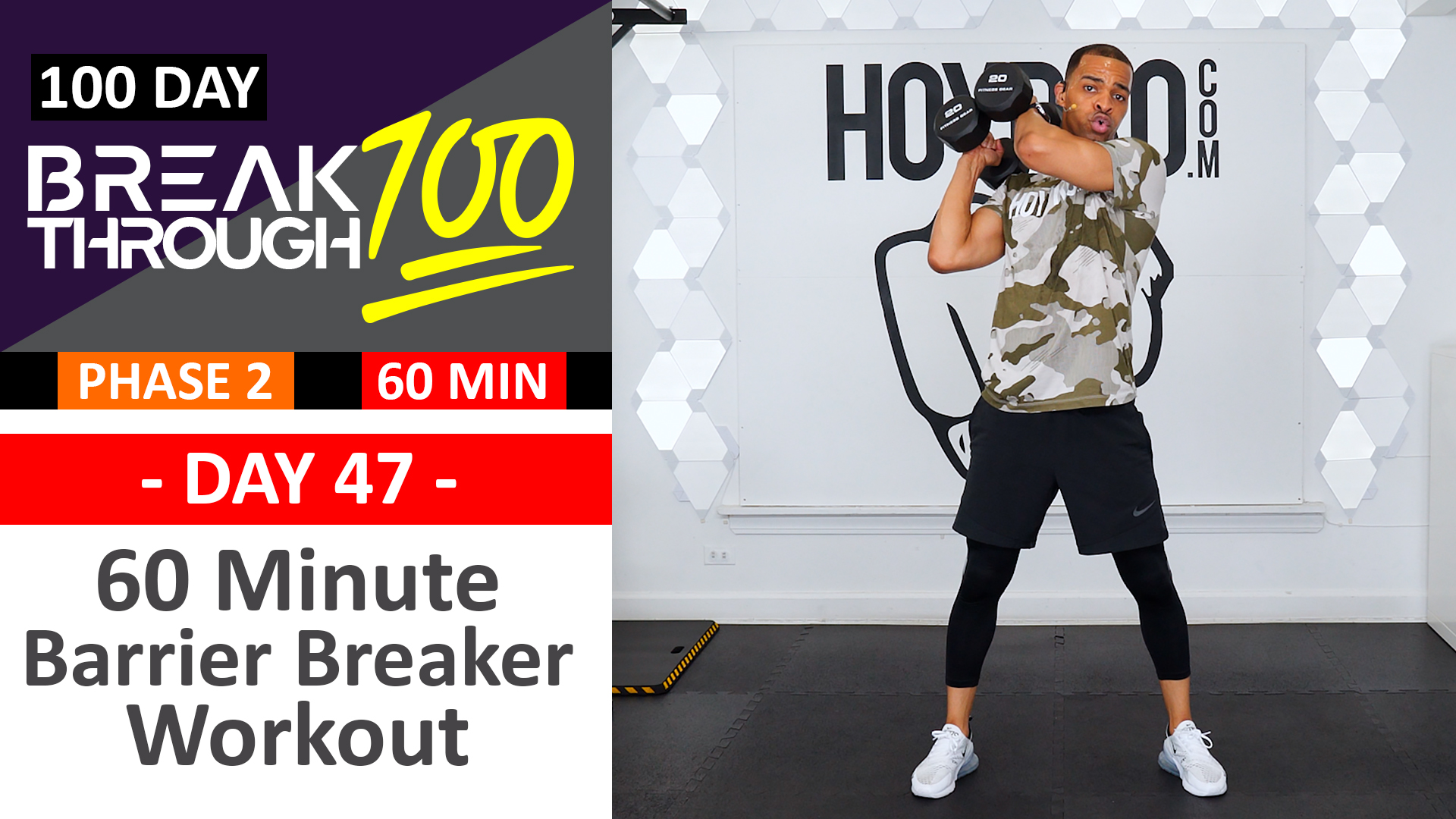 #47 - 60 Minute Barrier Breaking Drills Workout + Abs - Breakthrough100