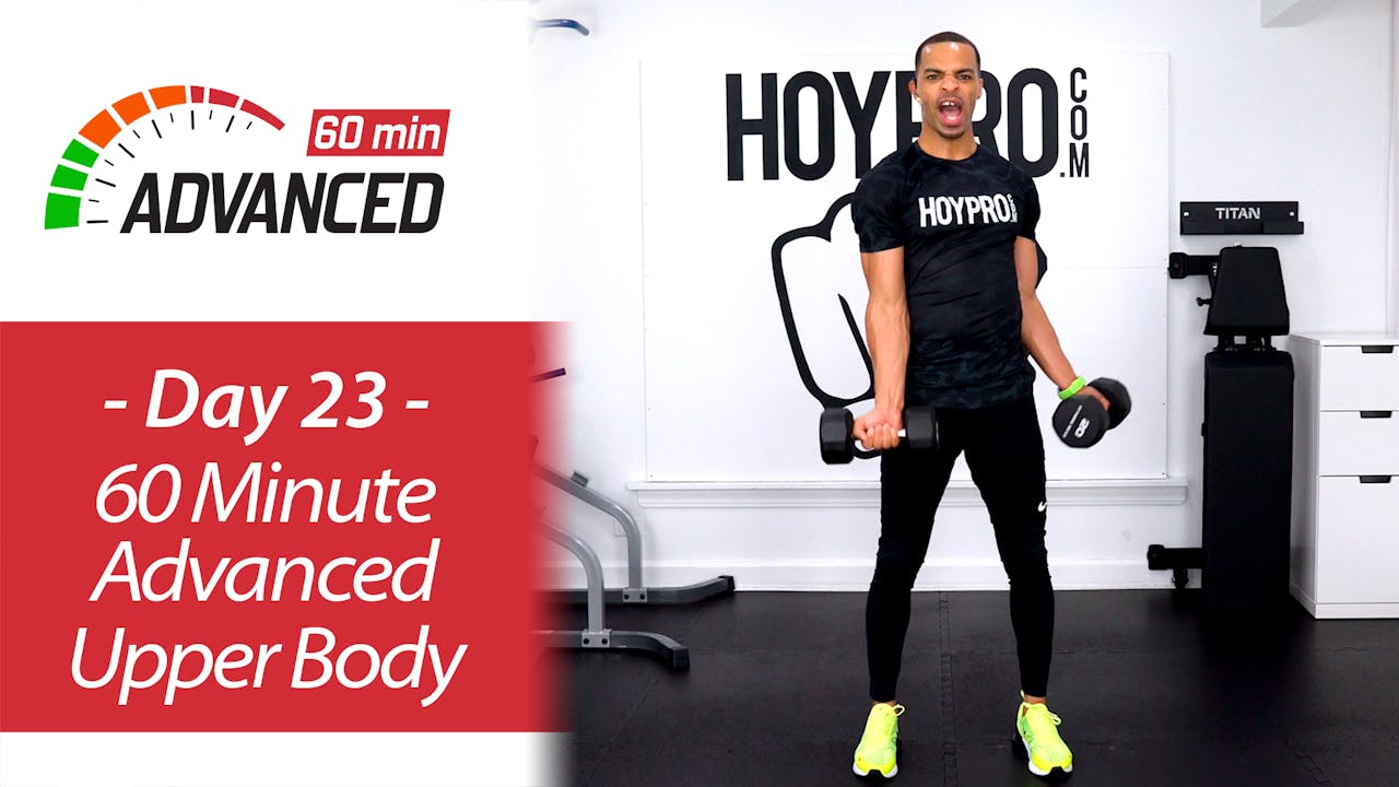 60 Minute Advanced Upper Body Strength Workout Advanced