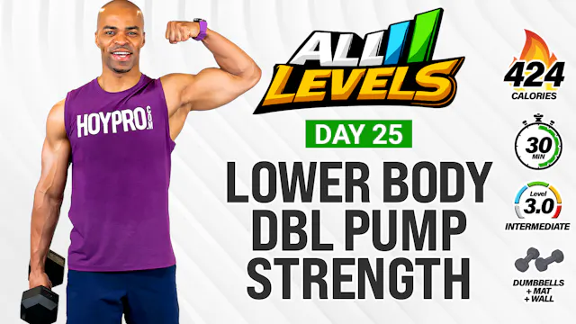 30 Minute Lower Body Double Pump Leg ...