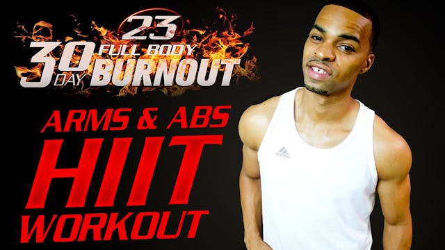 FBB1 #23 - 30 Minute Arms & Abs HIIT ...