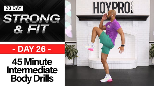 45 Minute Intermediate Bodyweight Dri...