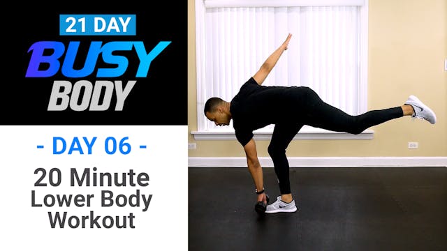 20 Minute Lower Body Workout - Busy B...