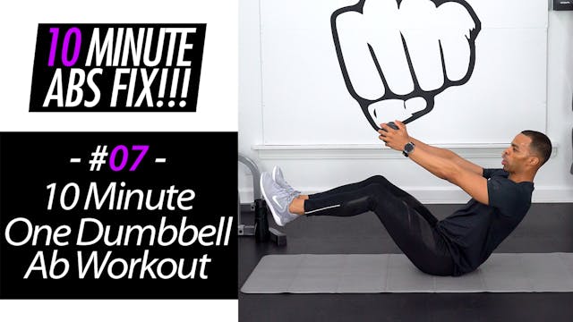 10 Minute One Dumbbell Abs - Abs Fix ...