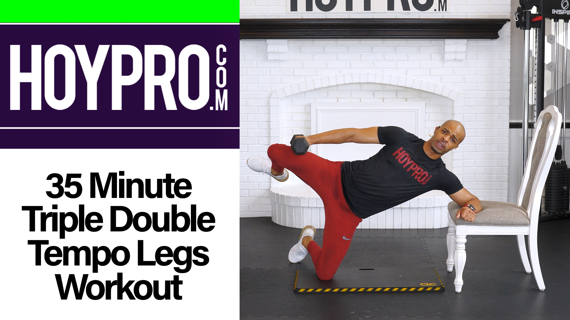 35 Minute HEAVY Triple-Double Tempo Lower Body Workout
