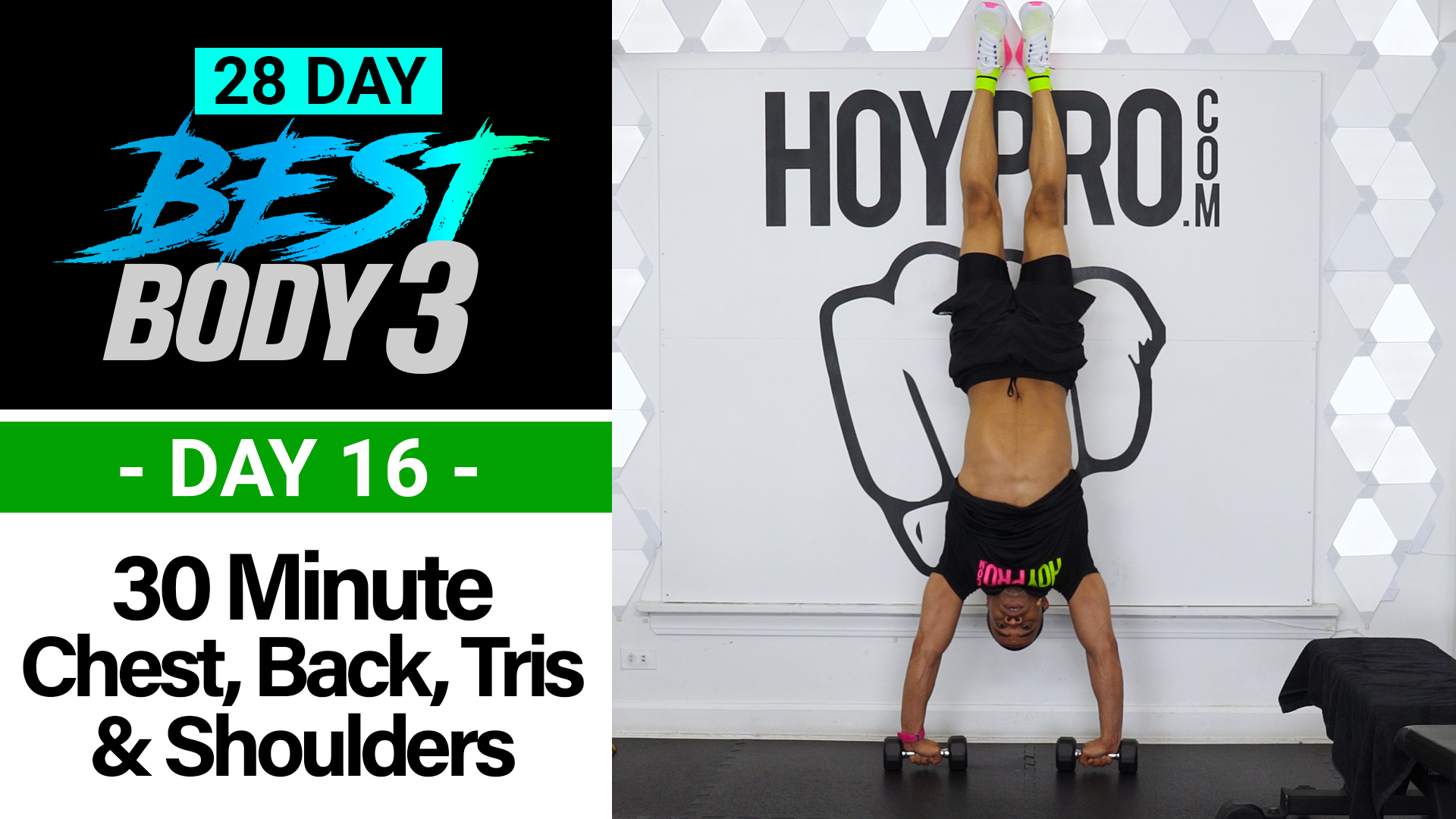 30 Minute Chest, Shoulders, Back & Tris Upper Body Workout - Best Body 3 #16