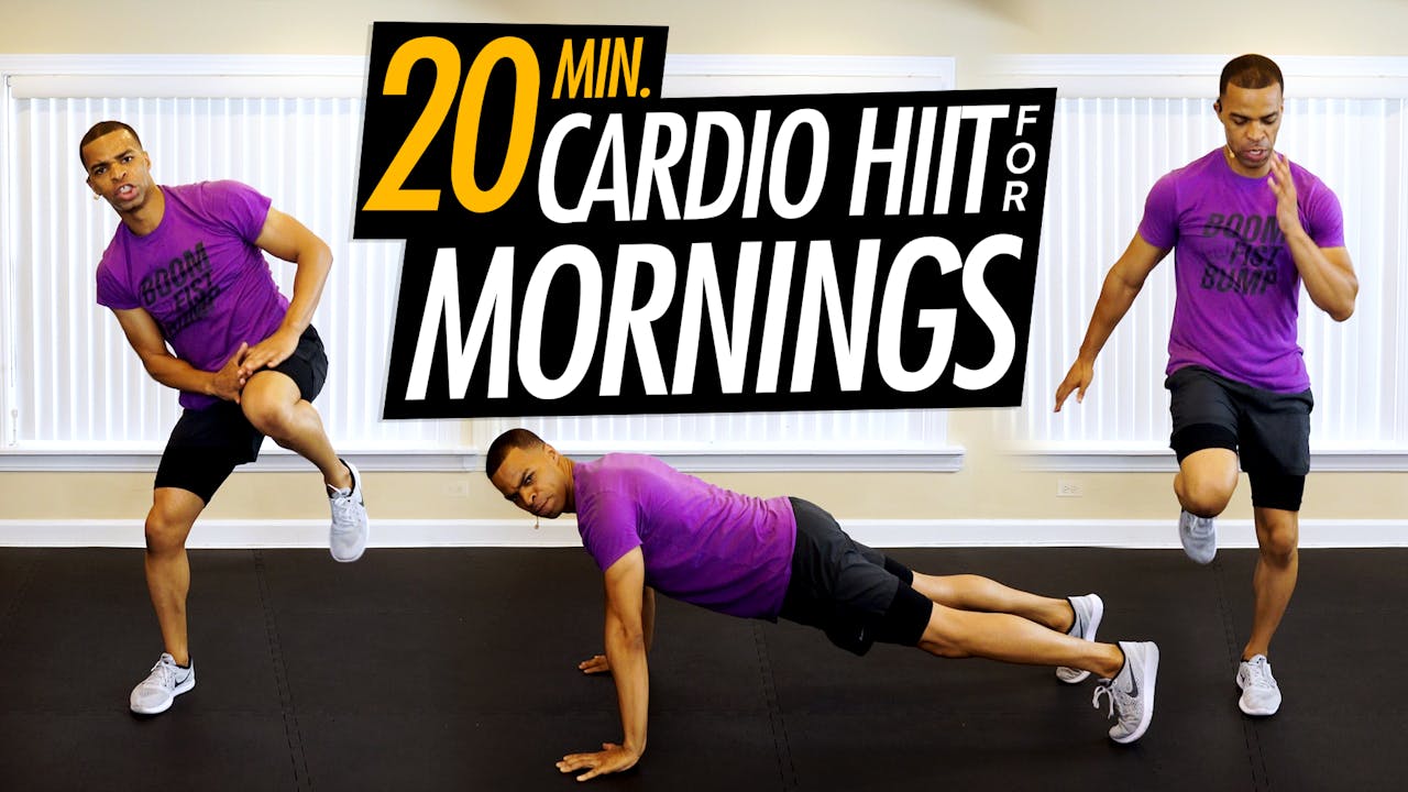20 Minute Full Body Morning HIIT Cardio Workout - 20 ...