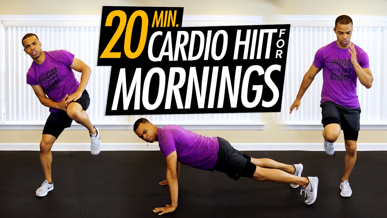 20 Minute Full Body Morning HIIT Cardio Workout - 20 Minute Workouts