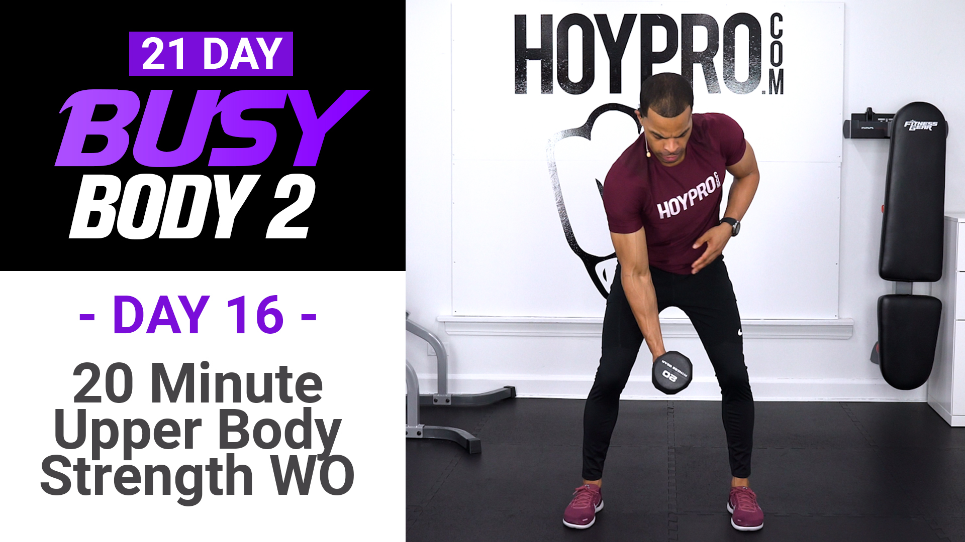 20 Min Upper Body Strength Workout - Busy Body 2 #16