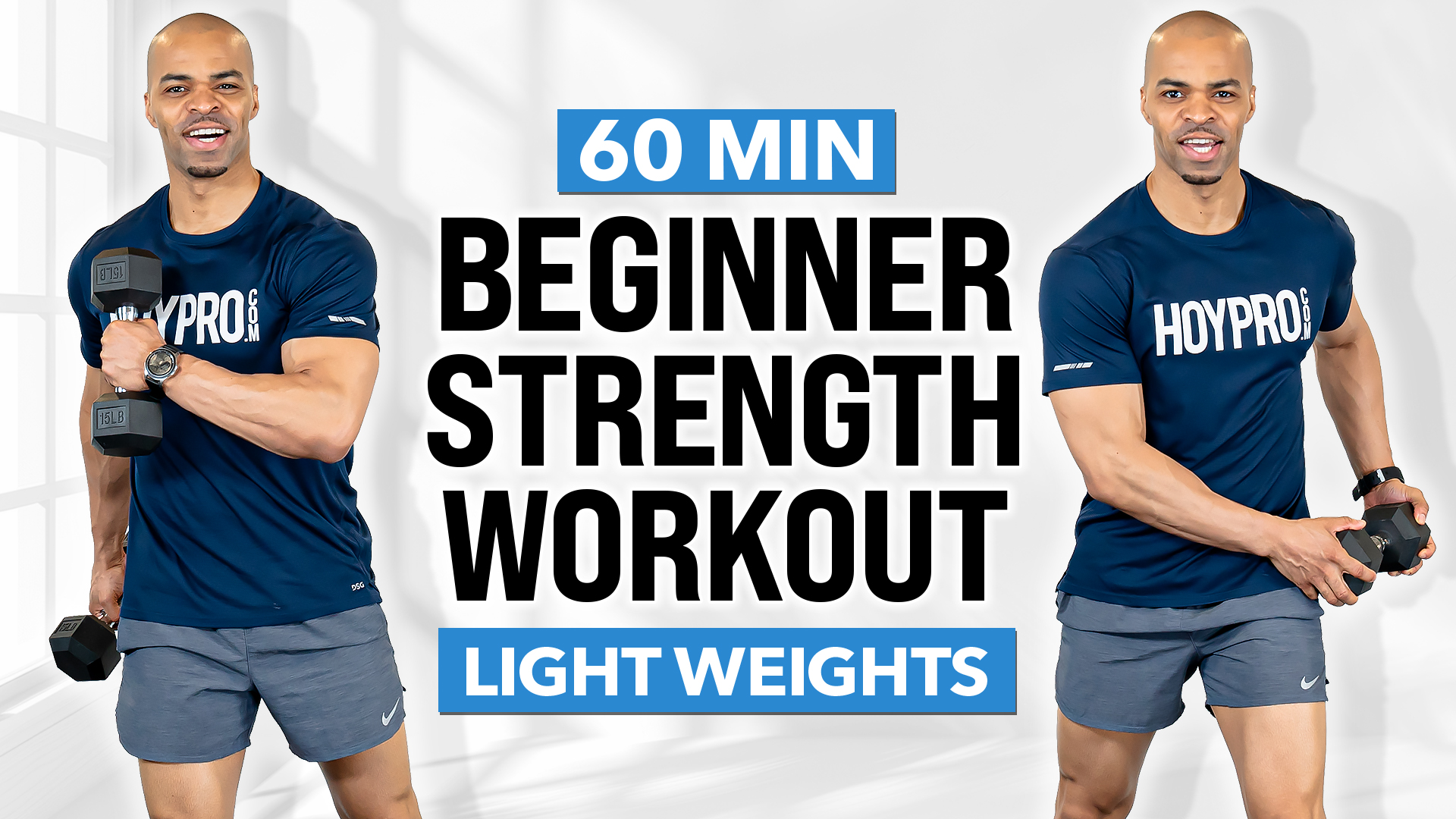 60 Minute Beginner Hi-Low Abs Full Body Strength Workout