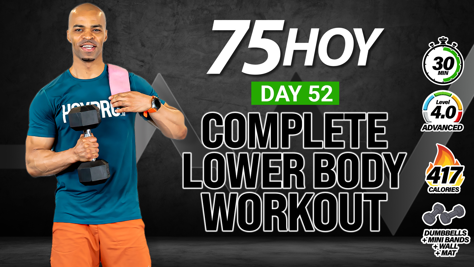30 Minute Complete Lower Body Strength Workout - 75 HOY #52