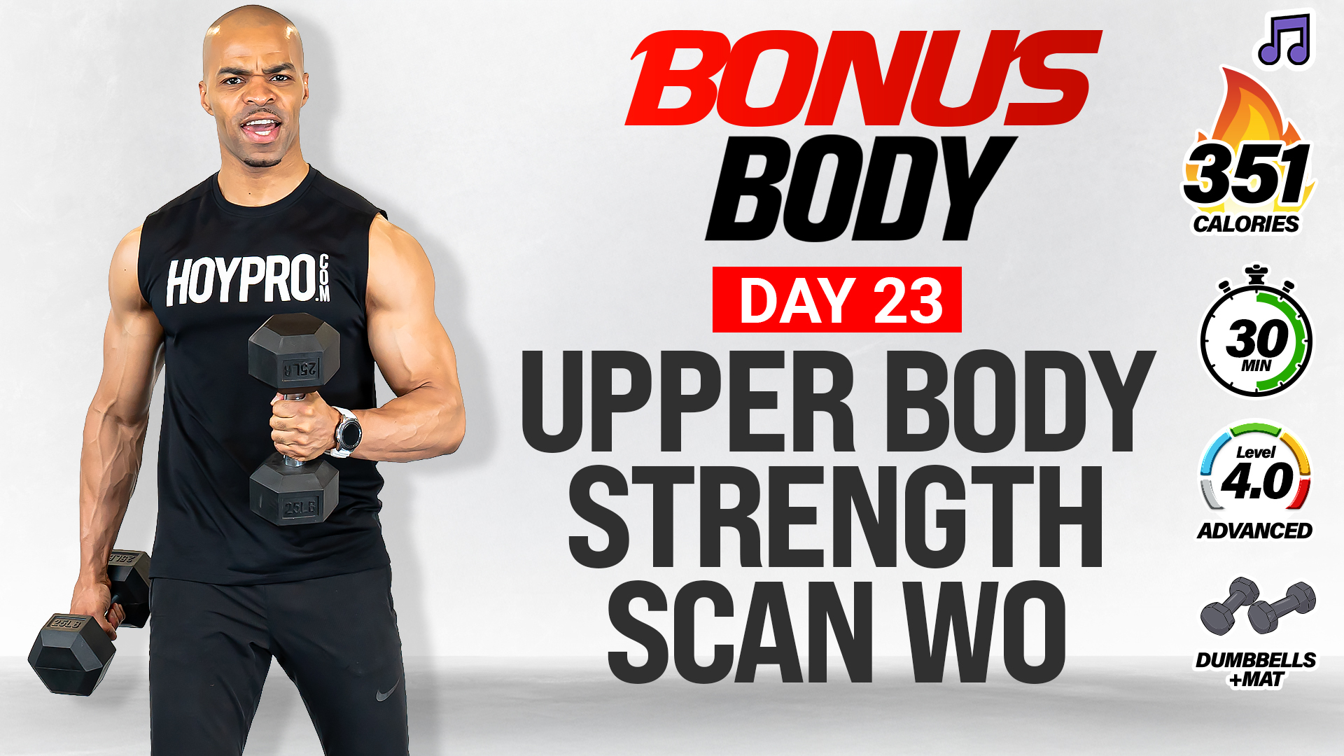 30 Minute Complete Upper Body Strength Scan Workout - BUSY BODY #23