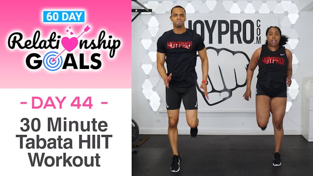 30 Minute HAPPINESS Tabata HIIT Workout - Relationship Goals #44