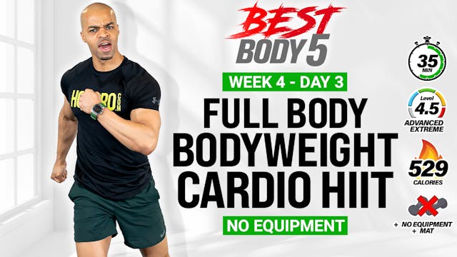 35 Minute INTENSE Full Body Bodyweigh...