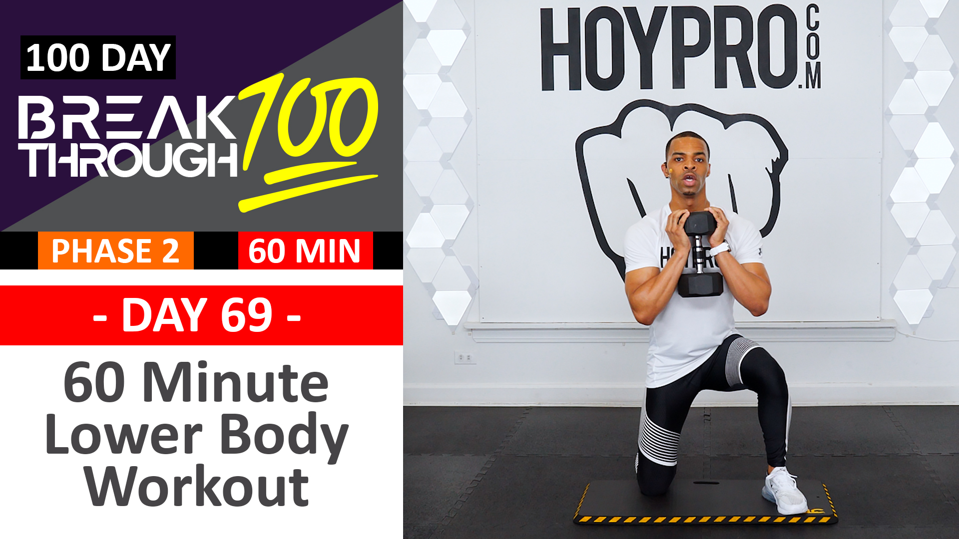 #69 - 60 Minute Advanced Lower Body Prep Workout - Breakthrough100