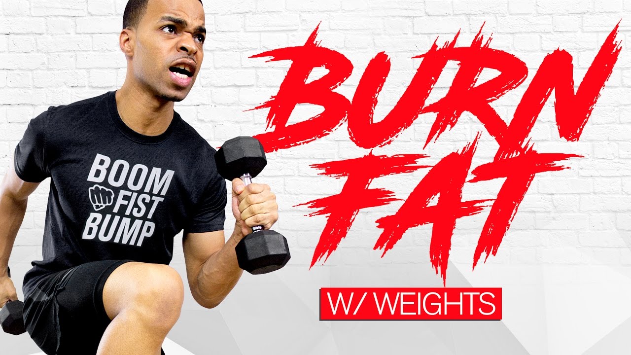 30 Minute HIIT Cardio Workout With Light Weights