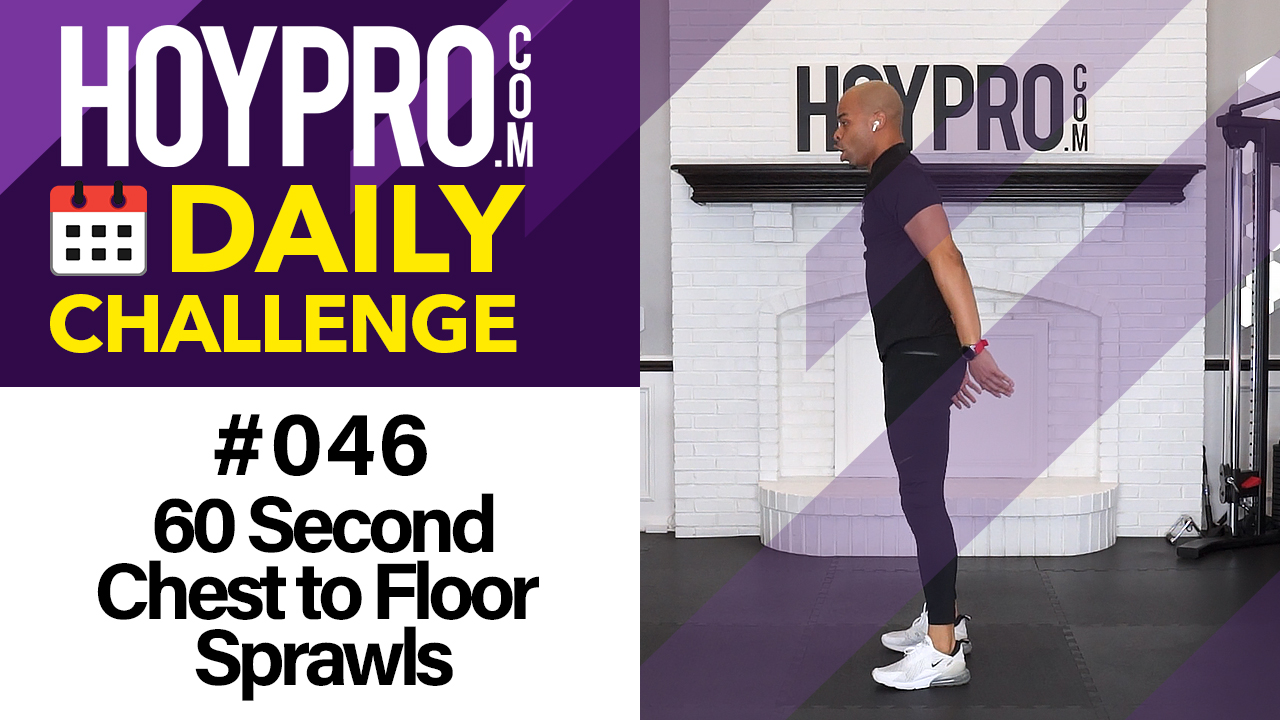 60 Second Chest to Floor Sprawls - Daily Challenge #046