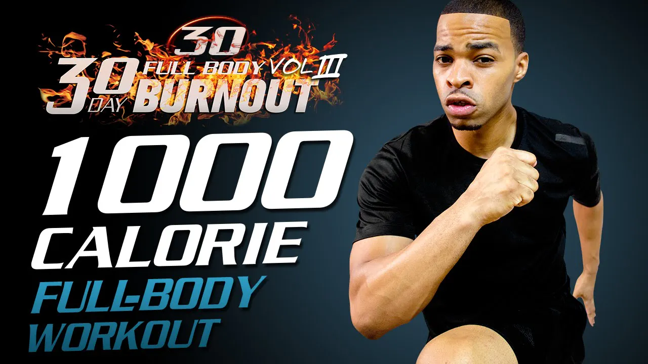 FBB3 #30 - 90 Minute 1000 Calorie Full Body HIIT Workout - Millionaire ...