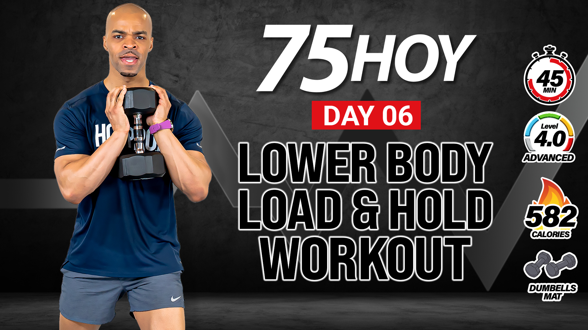 45 Minute Lower Body Load & Hold - 75 HOY #06