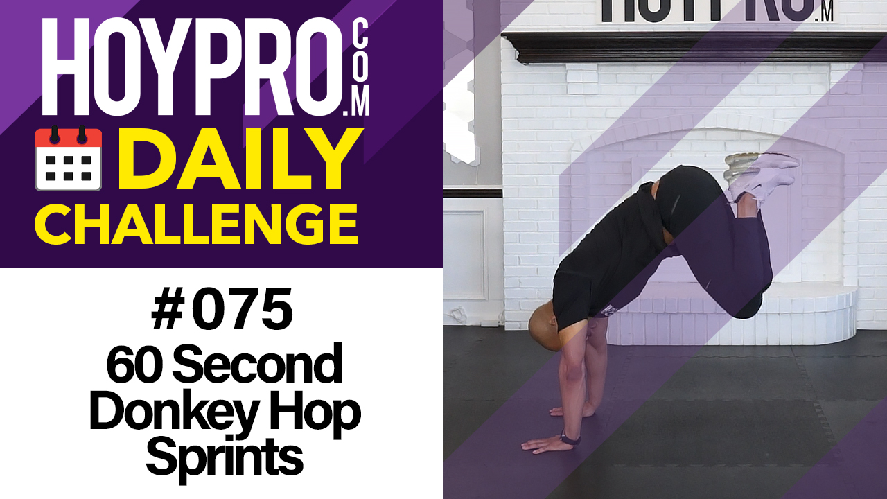 60 Second Donkey Hop Sprints - Daily Challenge #075