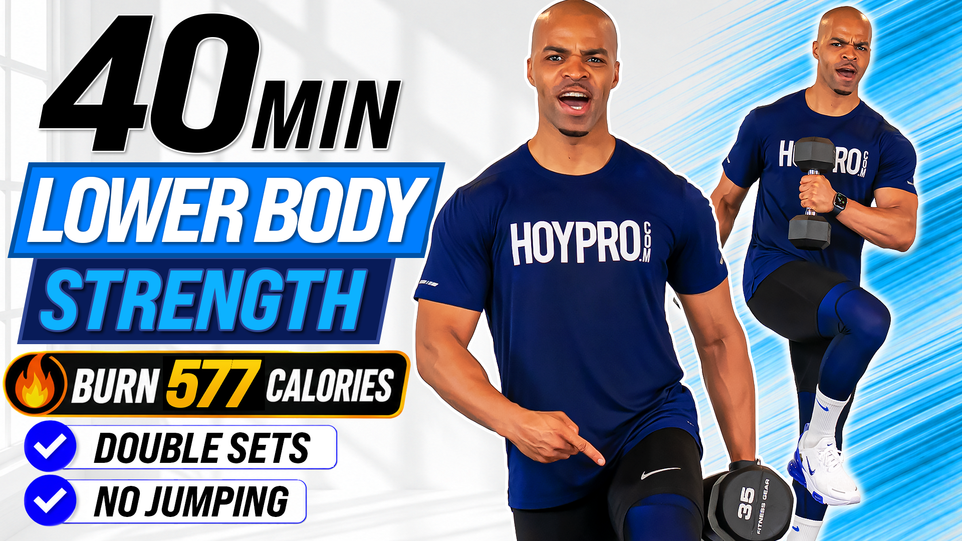40 Minute Standing Lower Body Double Pump Strength - HERO #033