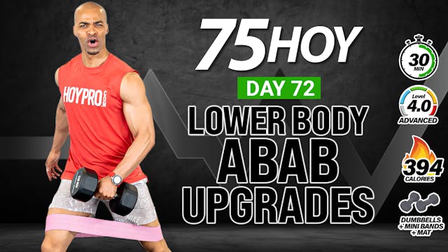 30 Minute Standing ABAB Lower Body Up...